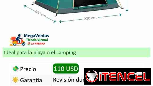 SE VENDE TIENDA DE CAMPAÑA  110 USD