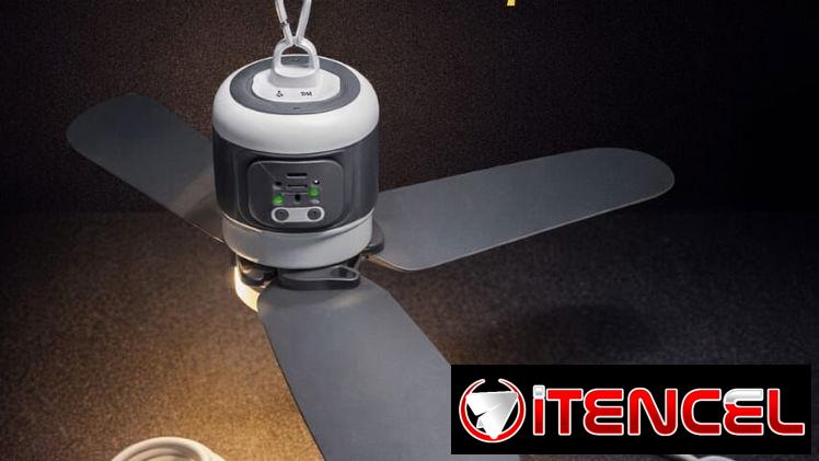 Ventilador recargable para colgar  Duración: alrededor de 48 horas Cod:Alofokee