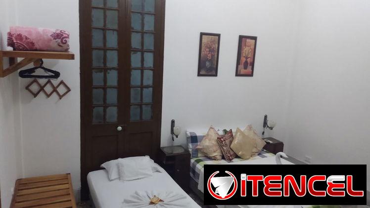 Renta de habitaciones x día no independientes en centro Habana