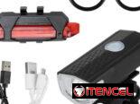Luces de bicicletas y bicimoto delanteras y traseras carga usb