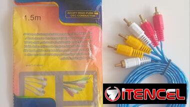 Cable RCA-3.5mm $1500, cable RCA-RCA $1500