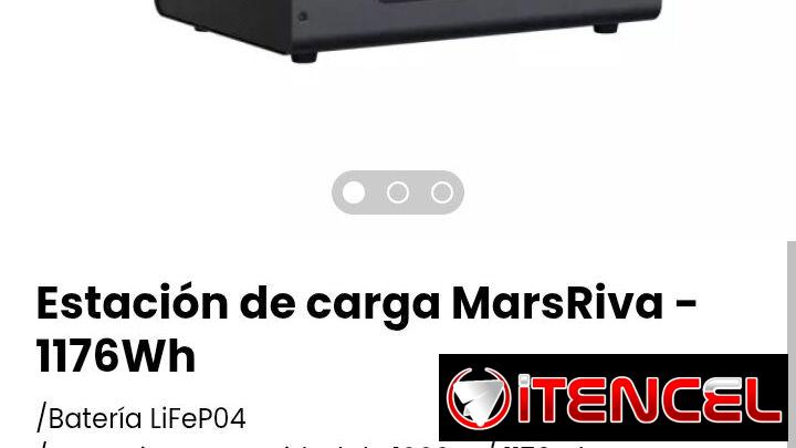 Estación de carga MarsRiva – 1176Wh. Nueva en caja