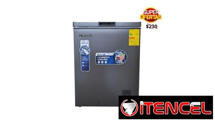 NEVERA HORIZONTAL MILEXUS 140L (5 PIES CÚBICOS) .