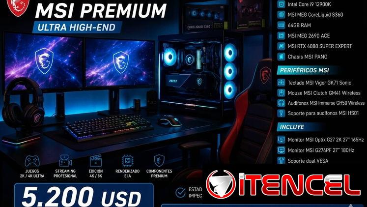SETUP GAMING / WORKSTATION MSI HIGH-END