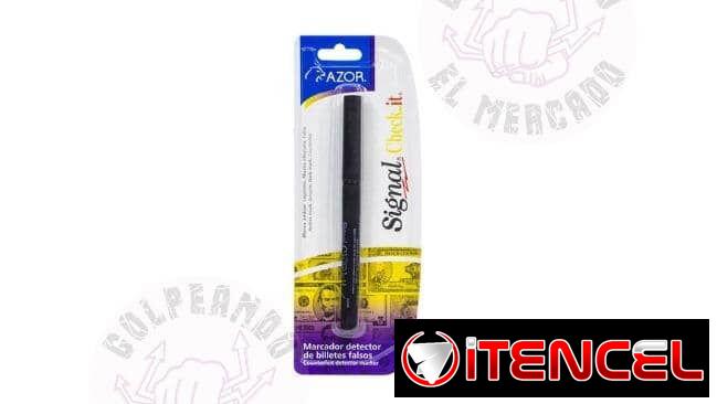 Marcador detector de billetes falsos ✅Marca ámbar: legítimo ❌Marca oscura: falso *💲1900MN c/u*