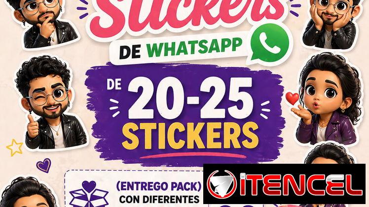 Pack de stickers personalizados para WhatsApp