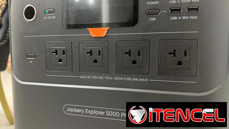PLANTA ELECTRICA JACKERY EXPLORER 5000 PLUS DE 7200W/14400 W, 220/110V. NUEVA! SUPER PODEROSA