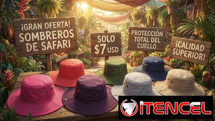 Sombrero cordón cuello