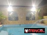 Renta con piscina, 5 habitaciones climatizadas+53 52 46 36 51 a 1  cuadra del mar , PANELES SOLARES