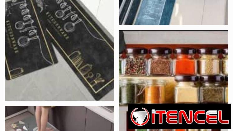 Juego de 2 alfombras de cocina