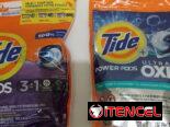 Cápsulas de lavar Tide, Ariel, UltraClean y Downy. Mensajería opcional