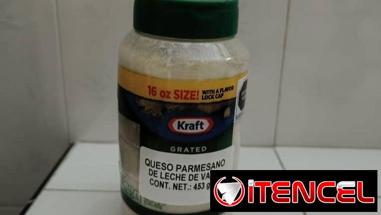 Queso parmesano rallado ideal para espaguetis