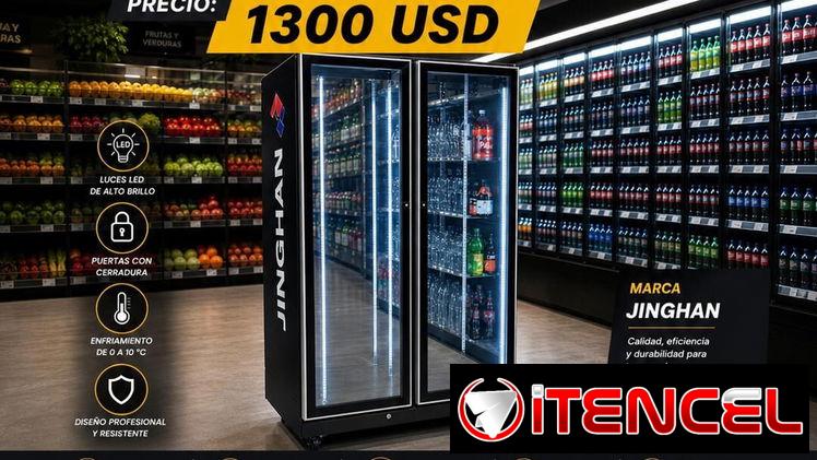Neveras de exhibición 2 y 3 puertas. Mejor precio