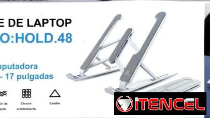 Soporte de laptop regulable para proteger la postura frente a la laptop y refrescarla
