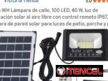 Lamparas panel Solar