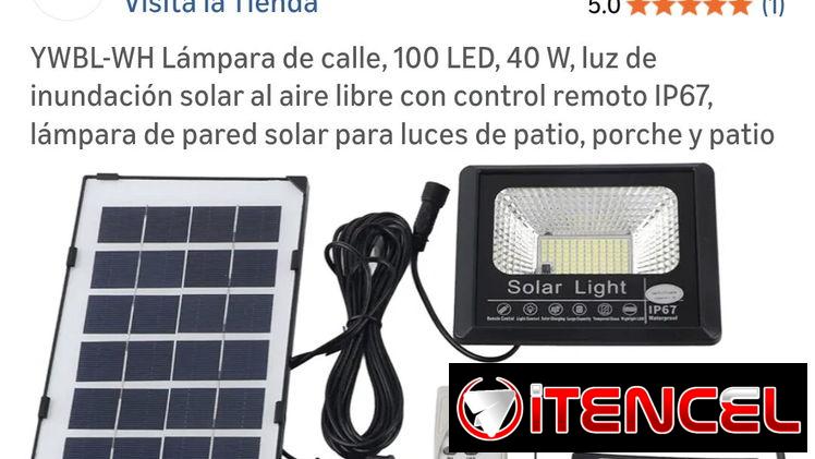 Lamparas panel Solar