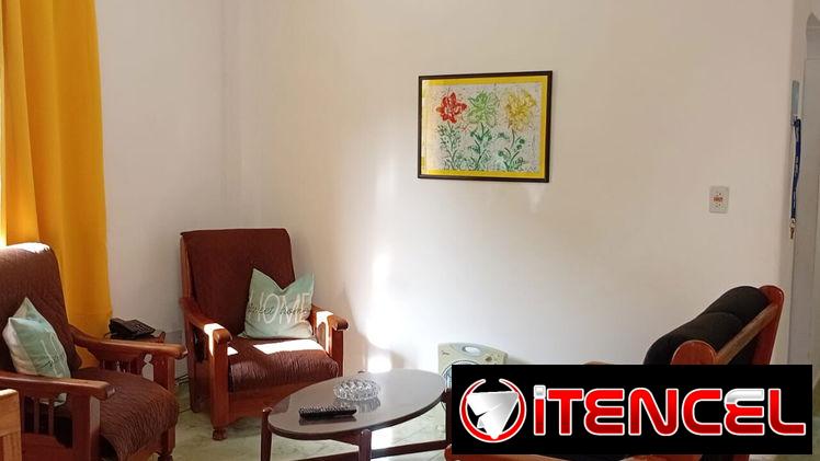 Apartamento con una habitación climatizada en renta en el Vedado +53 52463651 por WhatsApp. SMY