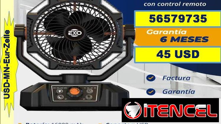 VENTILADOR RECARGABLE …..tlf 56579735/(USD-MN-Eur-Zelle)/Recogida en Marianao/Tpte (Costo Adicional)