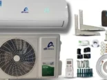 Split de 1 tonelada marca allnovu con kit de instalación