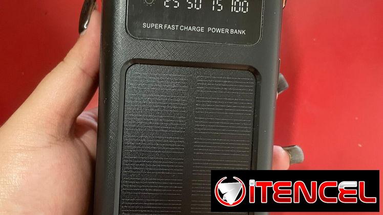 Cargador portátil de 70000mah con panel solar