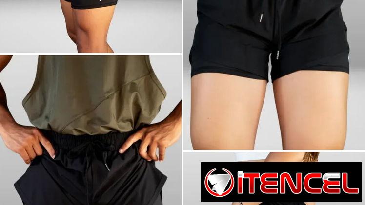 Shorts con licra corta unisex