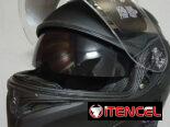 Casco de moto modular negro mate  ILM 100 usd