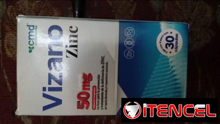 Sulfato de zinc 30 cápsulas