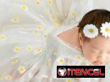 Todo para las fotos de tu bebé  Juego de ángel rosado 3000cup Vestido de margaritas con cintillo 5000cup Monito de encaj