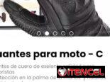 Guantes para moto – C. Permite la interacción con pantallas  táctiles