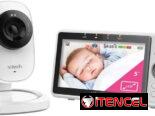Monitor de bebé inteligente con pantalla de 5″, resolución 1080p, Wi-Fi, acceso remoto, visión nocturna automática
