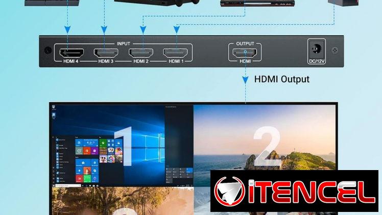 📞53884600.🎇Multivisor HDMI Quad 4 x 1 🎇 Mensajería disponible.🚴
