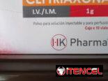 CEFTRIAXONA O ROSEFIN EN BULBOS DE 1G