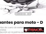 Guantes para moto – D. Cierre de velcro en la muñeca