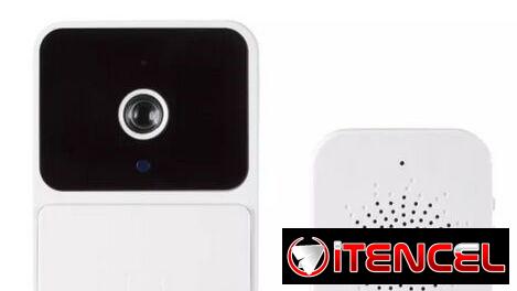 Timbre inteligente con cámara WiFi//cámara WiFi integrada e intercomunicador integrados//Auo bidireccional//Recargable