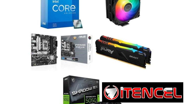 KIT ESTRENAR RTX 5050 8GB 🤩 i5-12600KF -Asus Prime B760M-A -16GB -DSIPADOR 🆕 0km