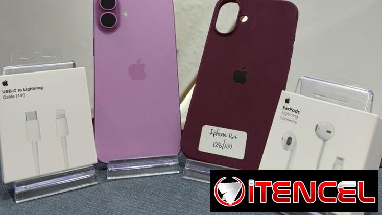 ❌iPhone 16 PLUS 🟢 128GB 100%🔋mica, cargador 35W, forro y audífonos regalo🧿 Variedad de Modelos 🔥 Garantia 💯