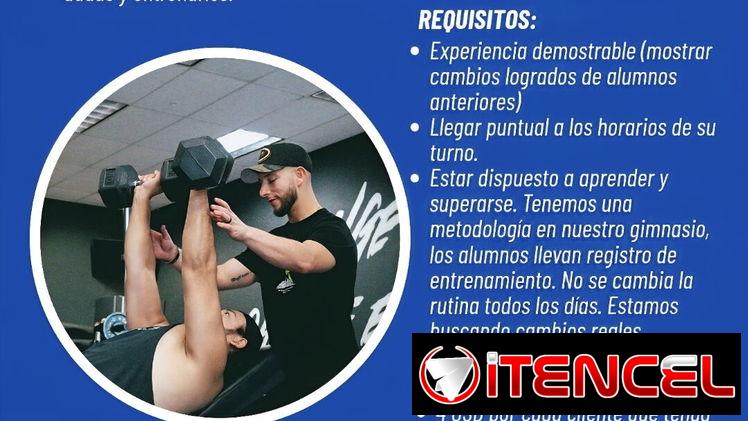 SE BUSCA ENTRENADOR EN GYM EN CENTRO HABANA