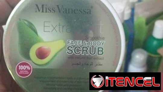 Crema exfoliante de aguacate