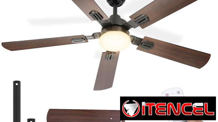 Ventilador de techo.  Mensajería por costo adicional