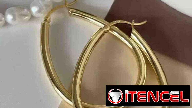 💎Argollas de Gota Caladas Plata S925 con diseño único💎