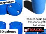 Tanques de agua orgánica.