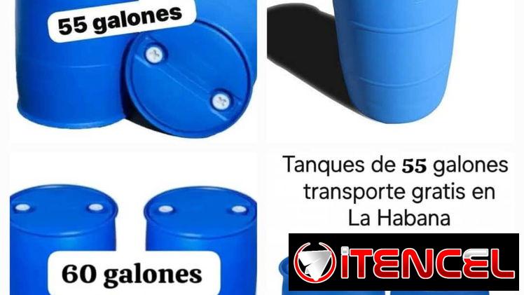 Tanques de agua orgánica.