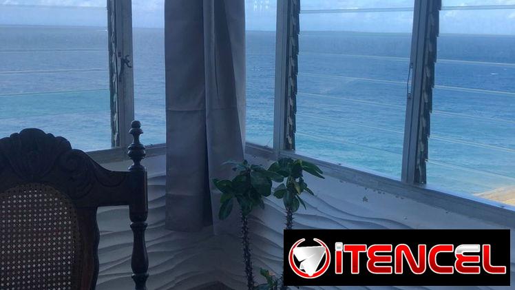 Renta de casa en la habana con vista al mar. Alquiler de apartanento por noches en el Vedado.