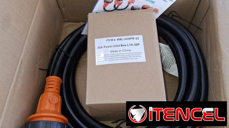 Cable original para EcoFlow  + cajita de conexión segura
