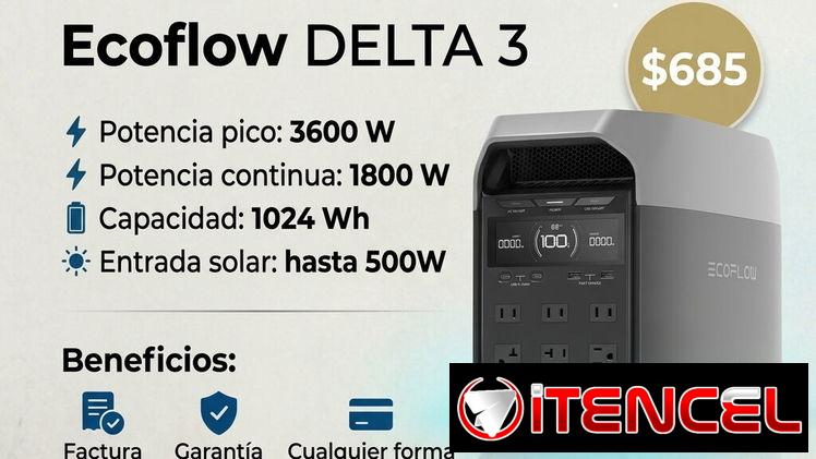 🚀Ecoflow Delta 3 | Oupes y otras..🟢