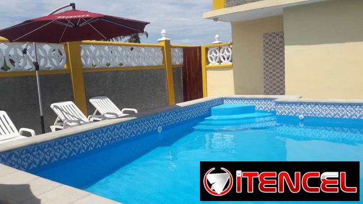Se renta casa Ariel con piscina frente al mar de Bocaciega. Whatssap 5 2959440