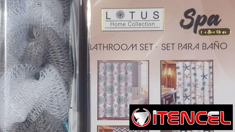 SET PARA BAÑO 💵Precio: 8USD 🪷Marca: Lotus Home Collection