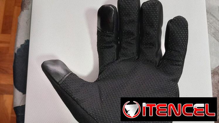 Guantillas negras para motocicleta y bicicletas