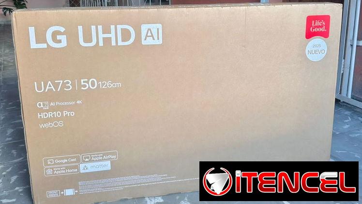 SMART TV LG 50 pulgadas UA73 AI UHD 4K precio $540 USD Mensajería Incluida Factura Garantía