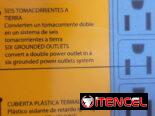 Regletas de 6 tomas resistentes y óptima calidad de tomas, para proteger los equipos de sala, etc